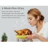 imageHomienly 10 inch Wheat Straw Dinner Plates Set of 8  Alternative to Plastic Microwave ampamp Dishwasher Safe Unbreakable Kids Plates with 4 Colors Classic BrightMemphis Series