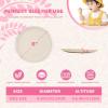 imageHomienly 10 inch Wheat Straw Dinner Plates Set of 8  Alternative to Plastic Microwave ampamp Dishwasher Safe Unbreakable Kids Plates with 4 Colors Classic BrightBeige