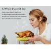 imageHomienly 10 inch Wheat Straw Dinner Plates Set of 8  Alternative to Plastic Microwave ampamp Dishwasher Safe Unbreakable Kids Plates with 4 Colors Classic BrightMemphis Series