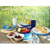 imageHomienly 10 inch Wheat Straw Dinner Plates Set of 8  Alternative to Plastic Microwave ampamp Dishwasher Safe Unbreakable Kids Plates with 4 Colors Classic BrightIsland Series