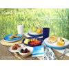 imageHomienly 10 inch Wheat Straw Dinner Plates Set of 8  Alternative to Plastic Microwave ampamp Dishwasher Safe Unbreakable Kids Plates with 4 Colors Classic BrightIsland Series