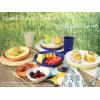 imageHomienly 10 inch Wheat Straw Dinner Plates Set of 8  Alternative to Plastic Microwave ampamp Dishwasher Safe Unbreakable Kids Plates with 4 Colors Classic BrightMondrian Series