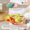 imageHomienly 40Piece Wheat Straw Dinnerware Sets Unbreakable Reusable Dinnerware Set Service for 8 Kitchen Cups Plates and Bowls Set Dishwasher Microwave Safe Dishes Set for Camping Party  MondrianMulticolor