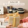imageHomienly 40Piece Wheat Straw Dinnerware Sets Unbreakable Reusable Dinnerware Set Service for 8 Kitchen Cups Plates and Bowls Set Dishwasher Microwave Safe Dishes Set for Camping Party  MondrianGrey Stone
