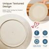 imageHomienly 40Piece Wheat Straw Dinnerware Sets Unbreakable Reusable Dinnerware Set Service for 8 Kitchen Cups Plates and Bowls Set Dishwasher Microwave Safe Dishes Set for Camping Party  MondrianBeige