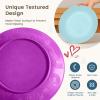 imageHomienly 40Piece Wheat Straw Dinnerware Sets Unbreakable Reusable Dinnerware Set Service for 8 Kitchen Cups Plates and Bowls Set Dishwasher Microwave Safe Dishes Set for Camping Party  MondrianMemphis Series