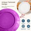 imageHomienly 40Piece Wheat Straw Dinnerware Sets Unbreakable Reusable Dinnerware Set Service for 8 Kitchen Cups Plates and Bowls Set Dishwasher Microwave Safe Dishes Set for Camping Party  MondrianPink Flower