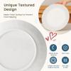 imageHomienly 40Piece Wheat Straw Dinnerware Sets Unbreakable Reusable Dinnerware Set Service for 8 Kitchen Cups Plates and Bowls Set Dishwasher Microwave Safe Dishes Set for Camping Party  MondrianWhite