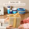 imageHomienly 40Piece Wheat Straw Dinnerware Sets Unbreakable Reusable Dinnerware Set Service for 8 Kitchen Cups Plates and Bowls Set Dishwasher Microwave Safe Dishes Set for Camping Party  MondrianIsland Matte