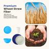 imageHomienly 40Piece Wheat Straw Dinnerware Sets Unbreakable Reusable Dinnerware Set Service for 8 Kitchen Cups Plates and Bowls Set Dishwasher Microwave Safe Dishes Set for Camping Party  MondrianIsland Matte