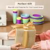 imageHomienly 40Piece Wheat Straw Dinnerware Sets Unbreakable Reusable Dinnerware Set Service for 8 Kitchen Cups Plates and Bowls Set Dishwasher Microwave Safe Dishes Set for Camping Party  MondrianMemphis Series