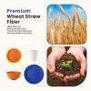 imageHomienly 40Piece Wheat Straw Dinnerware Sets Unbreakable Reusable Dinnerware Set Service for 8 Kitchen Cups Plates and Bowls Set Dishwasher Microwave Safe Dishes Set for Camping Party  MondrianMondrian Series