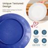 imageHomienly 40Piece Wheat Straw Dinnerware Sets Unbreakable Reusable Dinnerware Set Service for 8 Kitchen Cups Plates and Bowls Set Dishwasher Microwave Safe Dishes Set for Camping Party  MondrianMondrian Series
