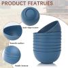 imageHomienly Large Salad Bowls Large Soup Bowls Set of 8Wheat Straw BowlsServing Bowl Set for Wedding Parties 60 Oz Big Bowl for Kitchen Salad Soup Microwave and Dishwasher SafeMulti ColorBlue
