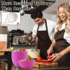 imageHomienly Large Salad Bowls Large Soup Bowls Set of 8Wheat Straw BowlsServing Bowl Set for Wedding Parties 60 Oz Big Bowl for Kitchen Salad Soup Microwave and Dishwasher SafeMulti ColorPink