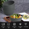 imageHomienly Large Salad Bowls Large Soup Bowls Set of 8Wheat Straw BowlsServing Bowl Set for Wedding Parties 60 Oz Big Bowl for Kitchen Salad Soup Microwave and Dishwasher SafeMulti ColorDark Gray