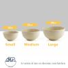 imageHomienly Large Salad Bowls Large Soup Bowls Set of 8Wheat Straw BowlsServing Bowl Set for Wedding Parties 60 Oz Big Bowl for Kitchen Salad Soup Microwave and Dishwasher SafeMulti ColorBeige