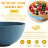 imageHomienly Large Salad Bowls Large Soup Bowls Set of 8Wheat Straw BowlsServing Bowl Set for Wedding Parties 60 Oz Big Bowl for Kitchen Salad Soup Microwave and Dishwasher SafeMulti ColorMulticolor