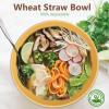 imageHomienly Large Salad Bowls Large Soup Bowls Set of 8Wheat Straw BowlsServing Bowl Set for Wedding Parties 60 Oz Big Bowl for Kitchen Salad Soup Microwave and Dishwasher SafeMulti ColorYellow