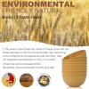 imageHomienly Large Salad Bowls Large Soup Bowls Set of 8Wheat Straw BowlsServing Bowl Set for Wedding Parties 60 Oz Big Bowl for Kitchen Salad Soup Microwave and Dishwasher SafeMulti ColorYellow