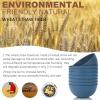 imageHomienly Large Salad Bowls Large Soup Bowls Set of 8Wheat Straw BowlsServing Bowl Set for Wedding Parties 60 Oz Big Bowl for Kitchen Salad Soup Microwave and Dishwasher SafeMulti ColorBlue