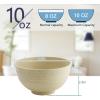 imageHomienly Large Salad Bowls Large Soup Bowls Set of 8Wheat Straw BowlsServing Bowl Set for Wedding Parties 60 Oz Big Bowl for Kitchen Salad Soup Microwave and Dishwasher SafeMulti ColorBeige