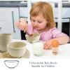 imageHomienly Large Salad Bowls Large Soup Bowls Set of 8Wheat Straw BowlsServing Bowl Set for Wedding Parties 60 Oz Big Bowl for Kitchen Salad Soup Microwave and Dishwasher SafeMulti ColorBeige