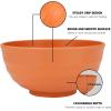 imageHomienly Large Salad Bowls Large Soup Bowls Set of 8Wheat Straw BowlsServing Bowl Set for Wedding Parties 60 Oz Big Bowl for Kitchen Salad Soup Microwave and Dishwasher SafeMulti Color6 PCSColorful