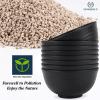 imageHomienly Large Salad Bowls Large Soup Bowls Set of 8Wheat Straw BowlsServing Bowl Set for Wedding Parties 60 Oz Big Bowl for Kitchen Salad Soup Microwave and Dishwasher SafeMulti ColorBlack