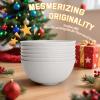 imageHomienly Large Salad Bowls Large Soup Bowls Set of 8Wheat Straw BowlsServing Bowl Set for Wedding Parties 60 Oz Big Bowl for Kitchen Salad Soup Microwave and Dishwasher SafeMulti ColorWhite