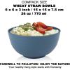 imageHomienly Large Salad Bowls Large Soup Bowls Set of 8Wheat Straw BowlsServing Bowl Set for Wedding Parties 60 Oz Big Bowl for Kitchen Salad Soup Microwave and Dishwasher SafeMulti ColorMulticolor