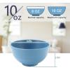 imageHomienly Large Salad Bowls Large Soup Bowls Set of 8Wheat Straw BowlsServing Bowl Set for Wedding Parties 60 Oz Big Bowl for Kitchen Salad Soup Microwave and Dishwasher SafeMulti ColorMulticolor
