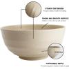 imageHomienly Large Salad Bowls Large Soup Bowls Set of 8Wheat Straw BowlsServing Bowl Set for Wedding Parties 60 Oz Big Bowl for Kitchen Salad Soup Microwave and Dishwasher SafeMulti ColorBeige