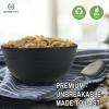 imageHomienly Large Salad Bowls Large Soup Bowls Set of 8Wheat Straw BowlsServing Bowl Set for Wedding Parties 60 Oz Big Bowl for Kitchen Salad Soup Microwave and Dishwasher SafeMulti ColorGrey Stone