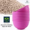 imageHomienly Large Salad Bowls Large Soup Bowls Set of 8Wheat Straw BowlsServing Bowl Set for Wedding Parties 60 Oz Big Bowl for Kitchen Salad Soup Microwave and Dishwasher SafeMulti ColorPink