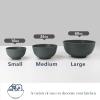 imageHomienly Large Salad Bowls Large Soup Bowls Set of 8Wheat Straw BowlsServing Bowl Set for Wedding Parties 60 Oz Big Bowl for Kitchen Salad Soup Microwave and Dishwasher SafeMulti ColorDark Gray