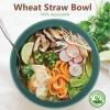 imageHomienly Large Salad Bowls Large Soup Bowls Set of 8Wheat Straw BowlsServing Bowl Set for Wedding Parties 60 Oz Big Bowl for Kitchen Salad Soup Microwave and Dishwasher SafeMulti ColorGreen