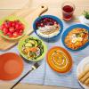 imageHomienly Wheat Straw Bowls Set Serving Bowls Plastic Bowls Reusable 26oz Microwave ampamp Dishwasher Safe Cereal Bowls Unbreakable for CerealSaladFruitSoup Bowls Modern Color6 PCSShoreline Color