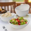 imageHomienly Wheat Straw Bowls Set Serving Bowls Plastic Bowls Reusable 26oz Microwave ampamp Dishwasher Safe Cereal Bowls Unbreakable for CerealSaladFruitSoup Bowls Modern Color4 PCSWhite