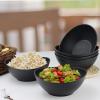 imageHomienly Wheat Straw Bowls Set Serving Bowls Plastic Bowls Reusable 26oz Microwave ampamp Dishwasher Safe Cereal Bowls Unbreakable for CerealSaladFruitSoup Bowls Modern Color6 PCSBlack
