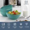 imageHomienly Wheat Straw Bowls Set Serving Bowls Plastic Bowls Reusable 26oz Microwave ampamp Dishwasher Safe Cereal Bowls Unbreakable for CerealSaladFruitSoup Bowls Modern Color6 PCSGreen