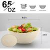 imageHomienly Wheat Straw Bowls Set Serving Bowls Plastic Bowls Reusable 26oz Microwave ampamp Dishwasher Safe Cereal Bowls Unbreakable for CerealSaladFruitSoup Bowls Modern Color6 PCSBeige