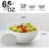 imageHomienly Wheat Straw Bowls Set Serving Bowls Plastic Bowls Reusable 26oz Microwave ampamp Dishwasher Safe Cereal Bowls Unbreakable for CerealSaladFruitSoup Bowls Modern Color4 PCSWhite