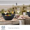 imageHomienly Wheat Straw Bowls Set Serving Bowls Plastic Bowls Reusable 26oz Microwave ampamp Dishwasher Safe Cereal Bowls Unbreakable for CerealSaladFruitSoup Bowls Modern Color6 PCSBlack