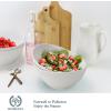 imageHomienly Wheat Straw Bowls Set Serving Bowls Plastic Bowls Reusable 26oz Microwave ampamp Dishwasher Safe Cereal Bowls Unbreakable for CerealSaladFruitSoup Bowls Modern Color4 PCSWhite