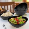 imageHomienly Wheat Straw Bowls Set Serving Bowls Plastic Bowls Reusable 26oz Microwave ampamp Dishwasher Safe Cereal Bowls Unbreakable for CerealSaladFruitSoup Bowls Modern Color4 PCSBlack