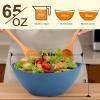 imageHomienly Wheat Straw Bowls Set Serving Bowls Plastic Bowls Reusable 26oz Microwave ampamp Dishwasher Safe Cereal Bowls Unbreakable for CerealSaladFruitSoup Bowls Modern Color6 PCSMulti