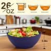 imageHomienly Wheat Straw Bowls Set Serving Bowls Plastic Bowls Reusable 26oz Microwave ampamp Dishwasher Safe Cereal Bowls Unbreakable for CerealSaladFruitSoup Bowls Modern Color4 PCSMondrian Style