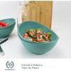 imageHomienly Wheat Straw Bowls Set Serving Bowls Plastic Bowls Reusable 26oz Microwave ampamp Dishwasher Safe Cereal Bowls Unbreakable for CerealSaladFruitSoup Bowls Modern Color6 PCSGreen