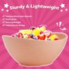 imageHomienly Wheat Straw Bowls Set Serving Bowls Plastic Bowls Reusable 26oz Microwave ampamp Dishwasher Safe Cereal Bowls Unbreakable for CerealSaladFruitSoup Bowls Modern Color6 PCSFlowers Series